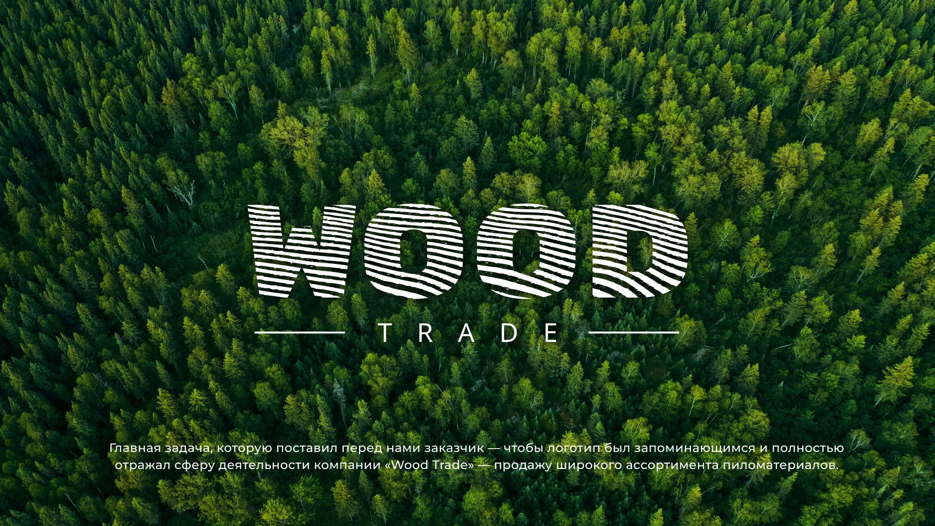 Разработка логотипа для компании «Wood Trade» в Хадыженске
